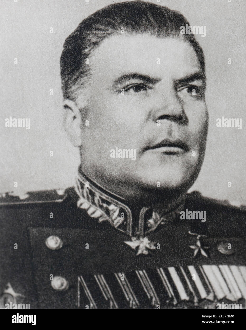 Rodion Iakovlevitch Malinovsky (1898 - 1967) était un commandant militaire soviétique de la Seconde Guerre mondiale, le maréchal de l'Union soviétique, et le ministre de la défense de la Banque D'Images