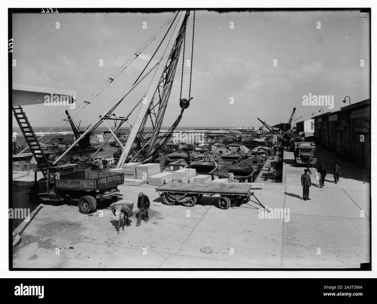 Tel Aviv. Bassin plus léger. Banque D'Images