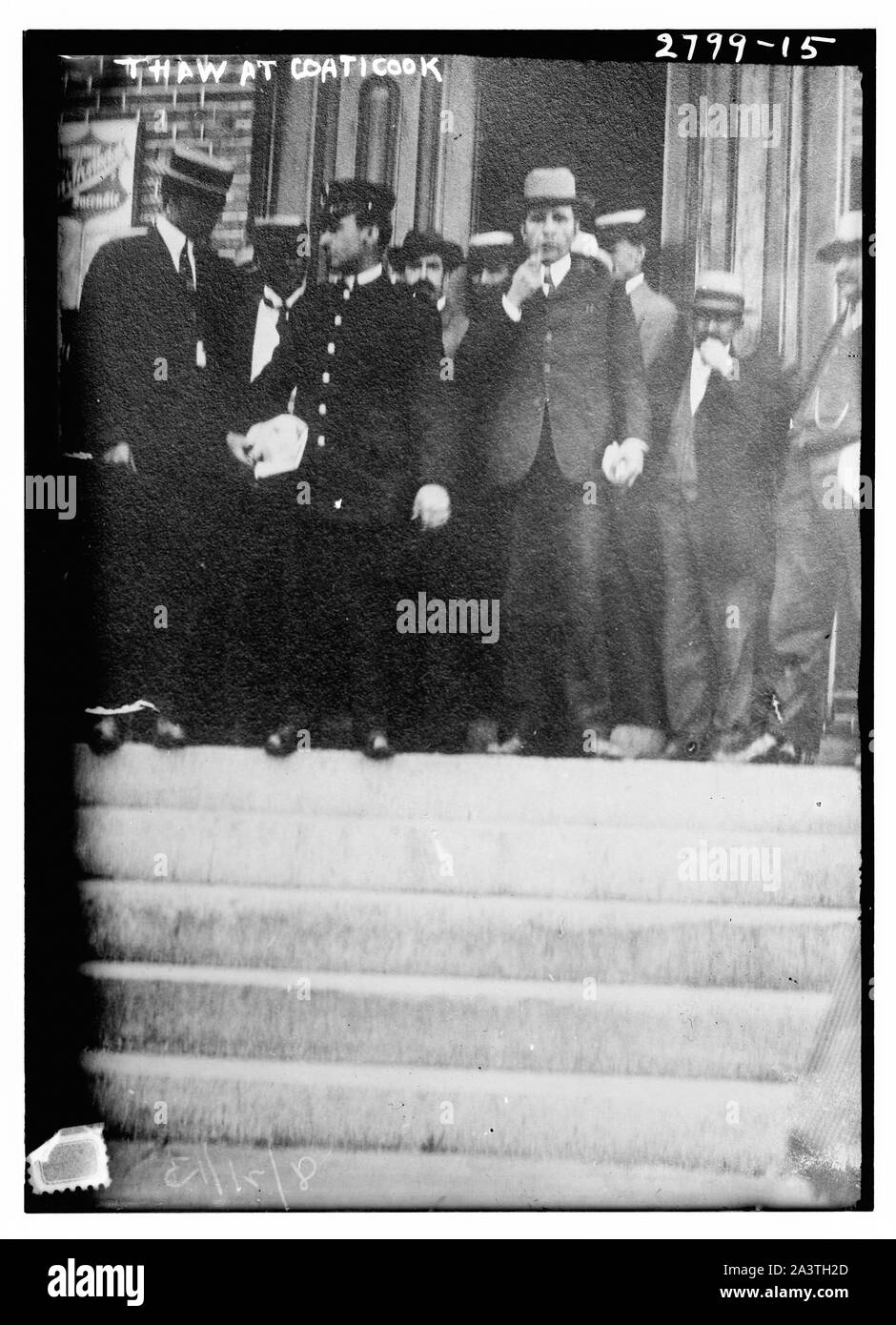 Décongeler à Coaticook Banque D'Images