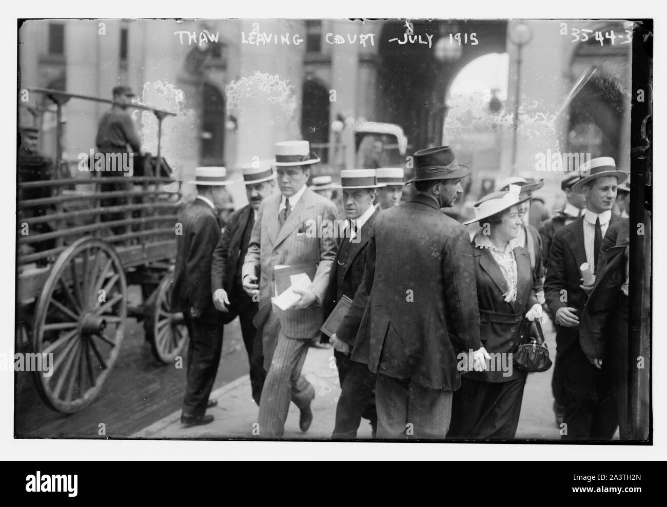 Laisser décongeler Cour -- Nov 1915 Banque D'Images
