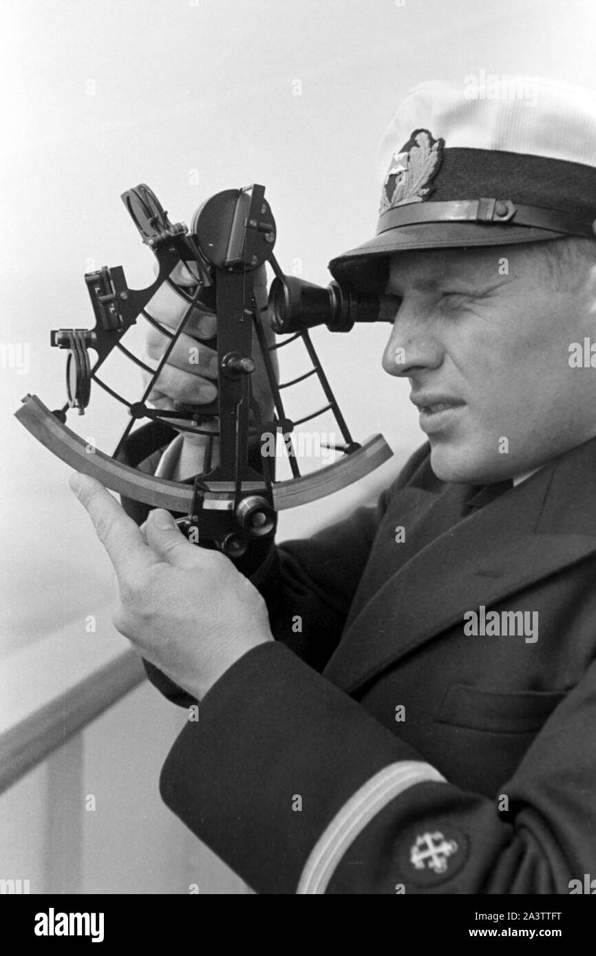 Un deck der Kaiser, Seedienst Ostpreußen, 1934-1939. À bord du Kaiser, le Service naval est de la Prusse, 1934-1939. Banque D'Images