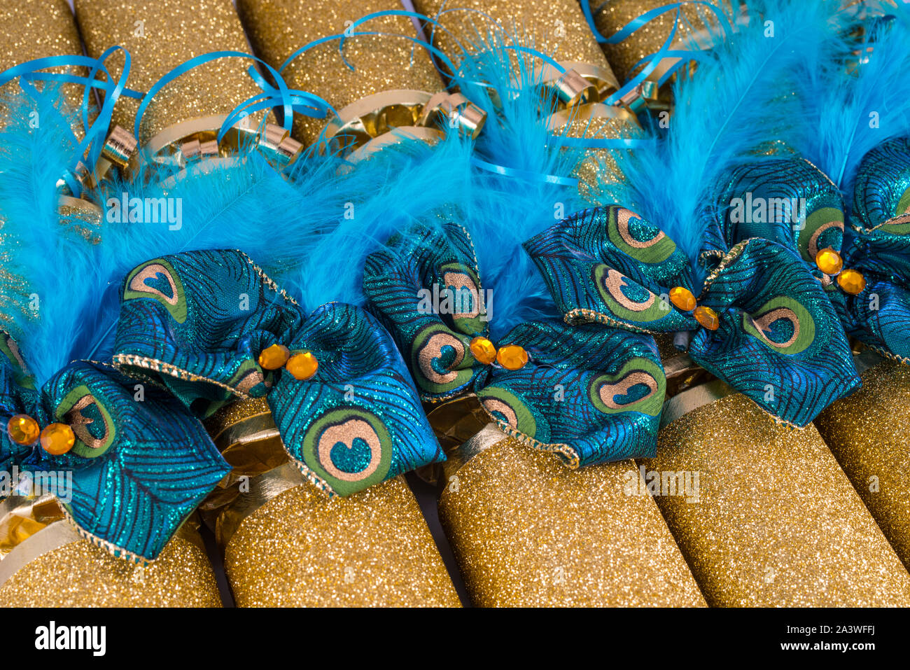 Un portrait de cloches de Noël traditionnels. Banque D'Images