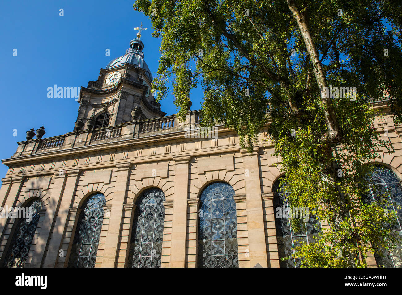 La Cathédrale historique de Philips, également connu sous le nom de la cathédrale de Birmingham, dans la ville de Birmingham au Royaume-Uni. Banque D'Images