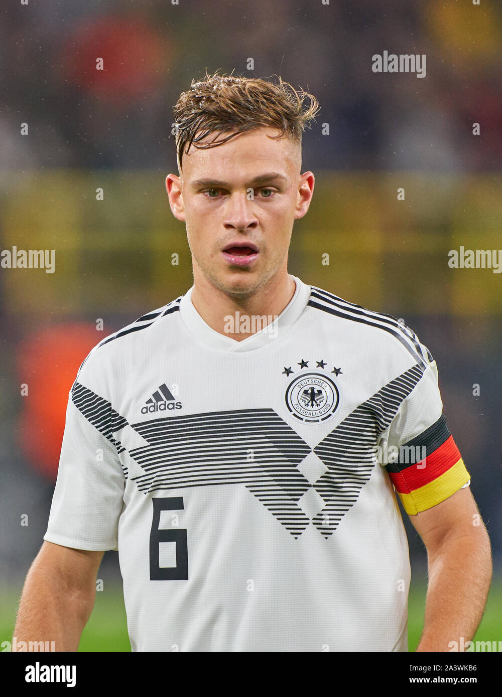 Allemagne- Argentine, Soccer, Dortmund, Octobre 09, 2019 Joshua KIMMICH, DFB 6 demi-taille, portrait, ALLEMAGNE - Argentine 2-2 match amical, l'équipe nationale allemande de football, Saison 2019/2020 DFB , Octobre 09, 2019, à Dortmund, en Allemagne. © Peter Schatz / Alamy Live News Banque D'Images