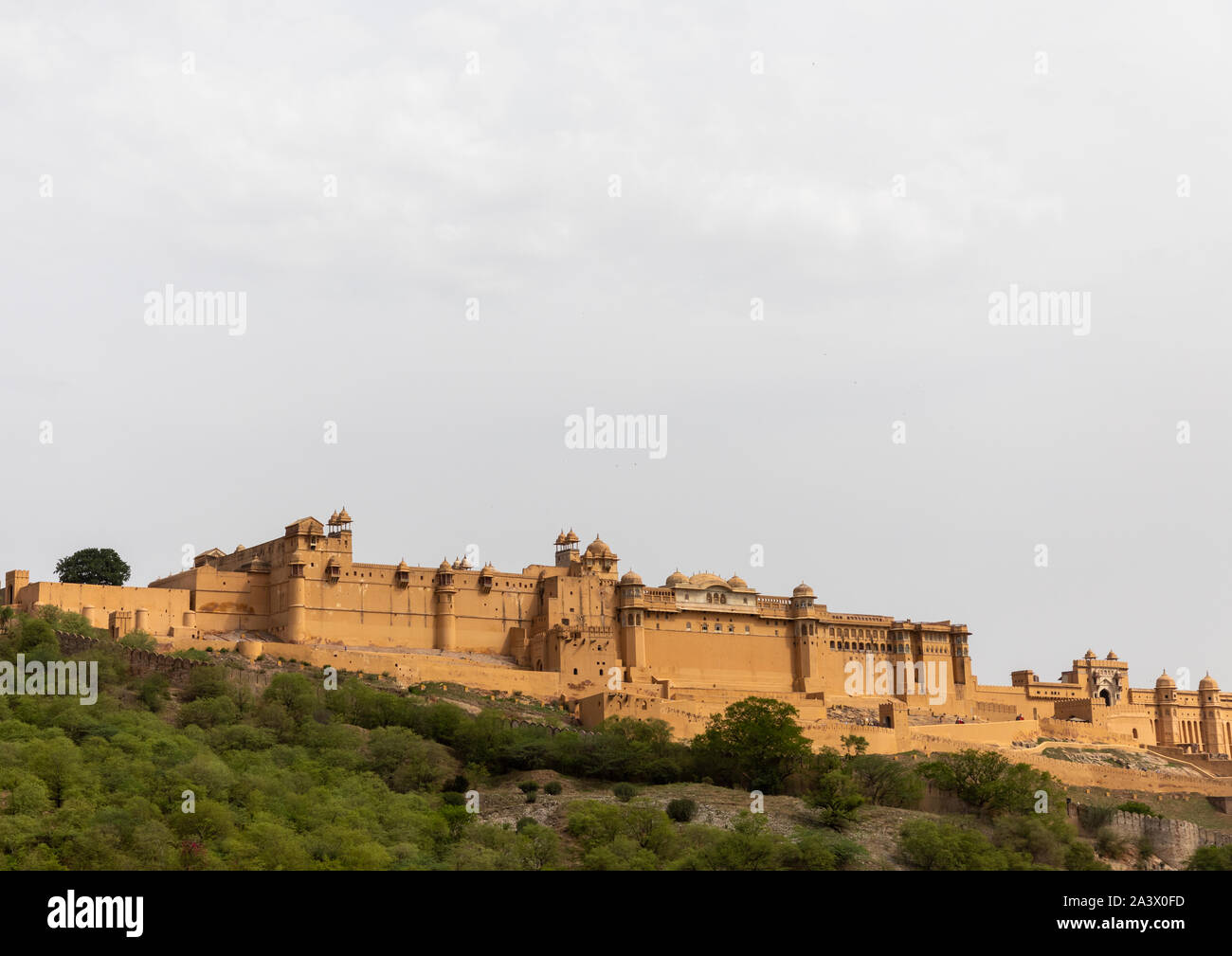 Fort Amer et palace, Rajasthan, Amer, Inde Banque D'Images