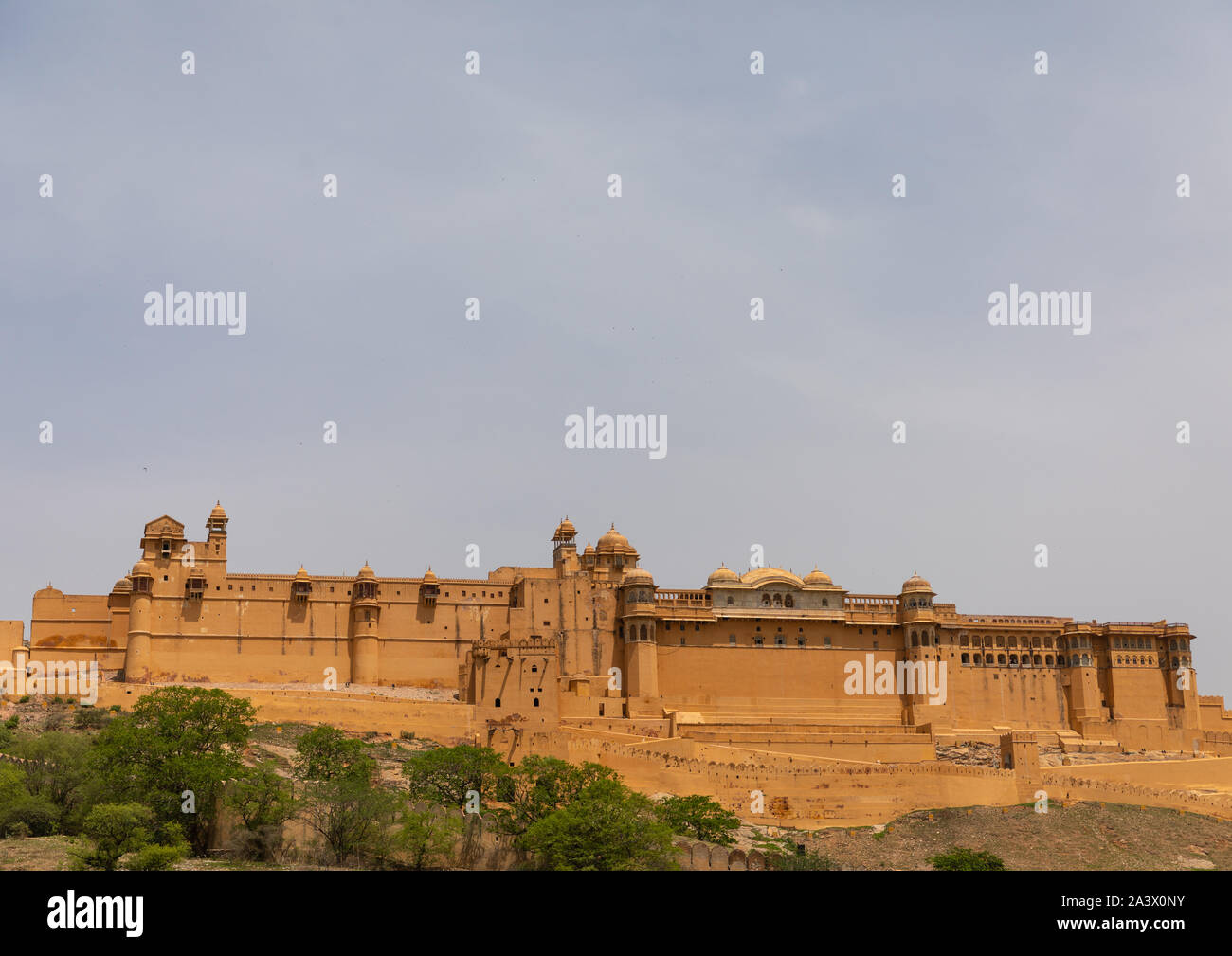 Fort Amer et palace, Rajasthan, Amer, Inde Banque D'Images