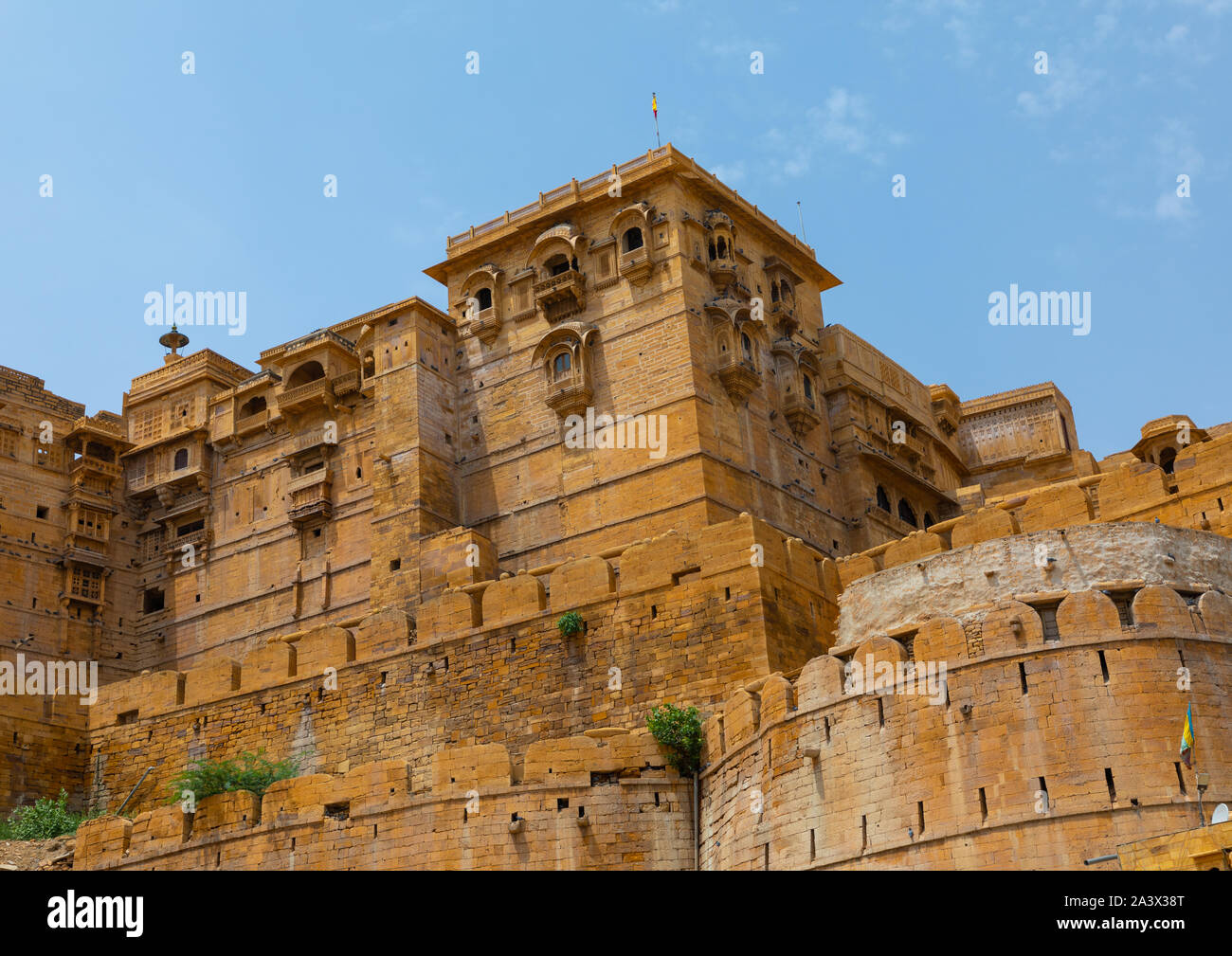 Fort de Jaisalmer, Rajasthan, Jaisalmer, Inde Banque D'Images