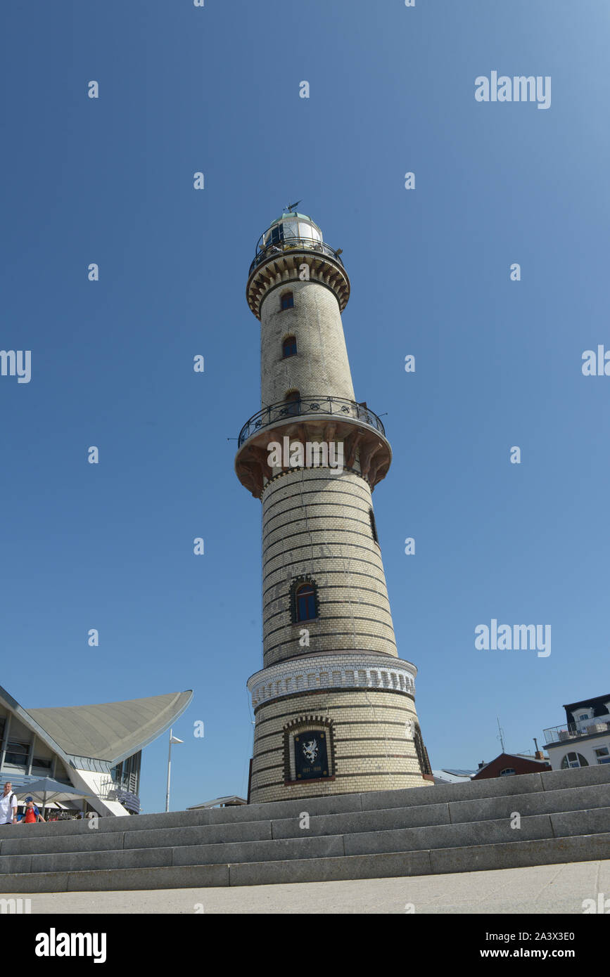 Tour d'observation à l'Allemagne de l'Est, de warnemunde Banque D'Images