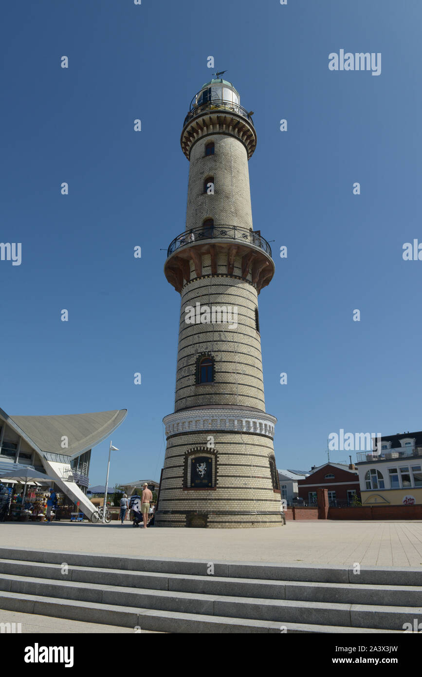 Tour d'observation à l'Allemagne de l'Est, de warnemunde Banque D'Images