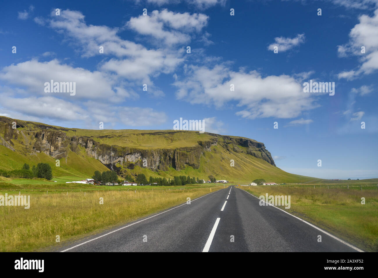 Sur la route en Islande Banque D'Images