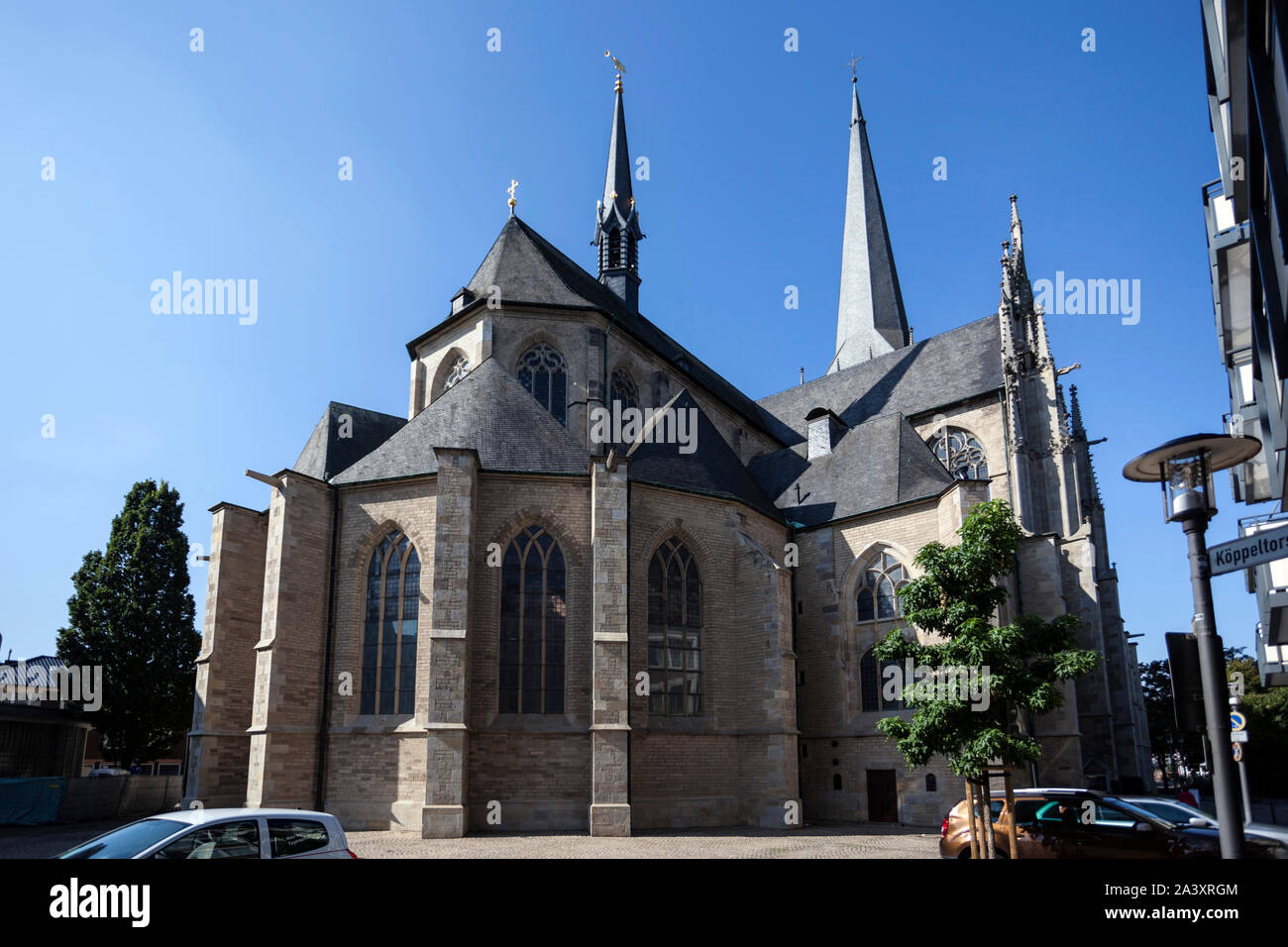 La Cathédrale de Willibrordi à Wesel dans la région du Rhin inférieur Banque D'Images
