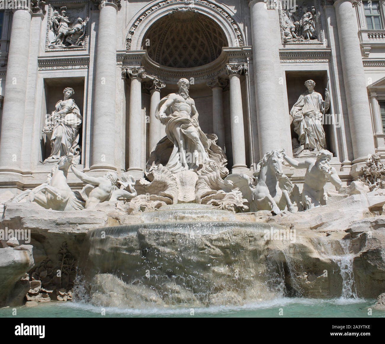 Fontaine de Trevi à Rome, Italie Banque D'Images