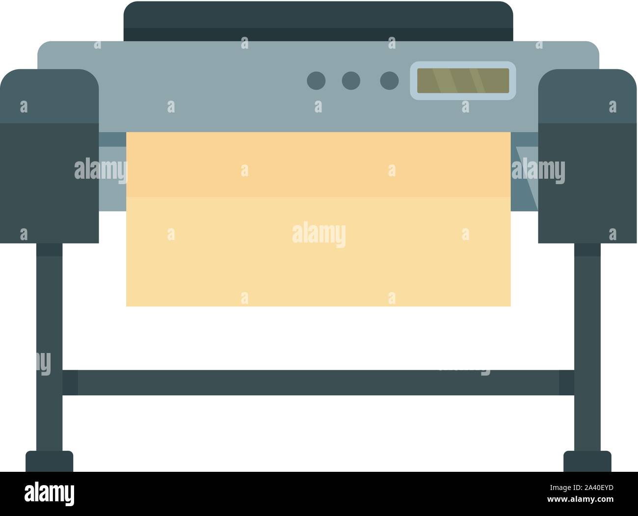 L'icône de l'imprimante traceur. Télévision illustration de traceur imprimante icône vecteur pour la conception web Illustration de Vecteur