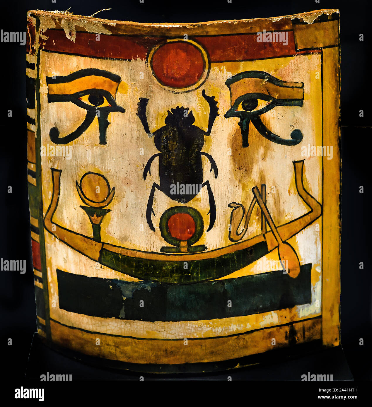 Imeneminet couvercle Coffin - Troisième période intermédiaire, 1069 - 664 avant J.-C., l'Égypte, l'Égyptien. Banque D'Images