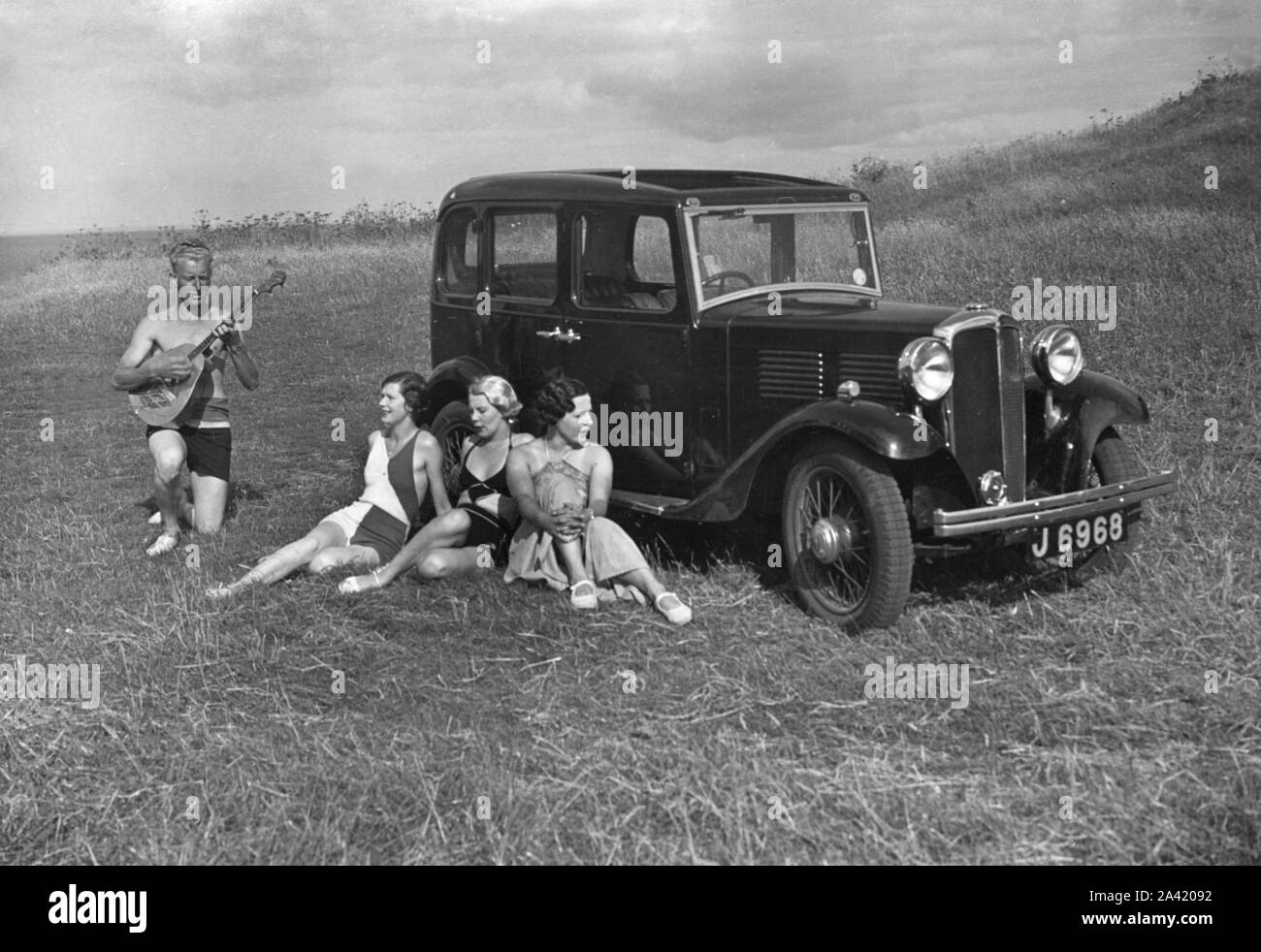 Norme 1932 Peu neuf, en jersey, Channel Islands. Banque D'Images