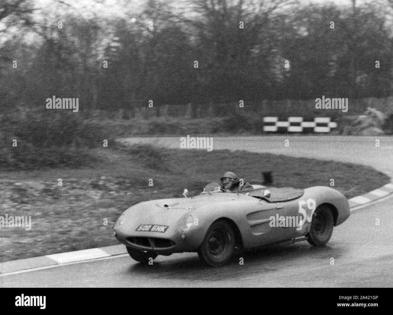 1956 Bandini Electron à Brands Hatch. Banque D'Images