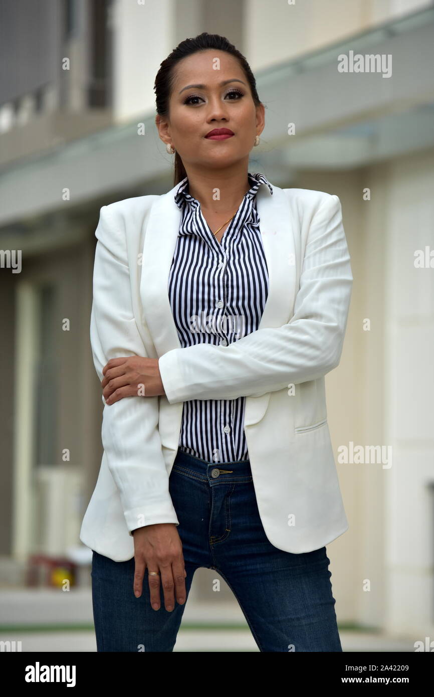 Une femelle adulte impatient Banque D'Images