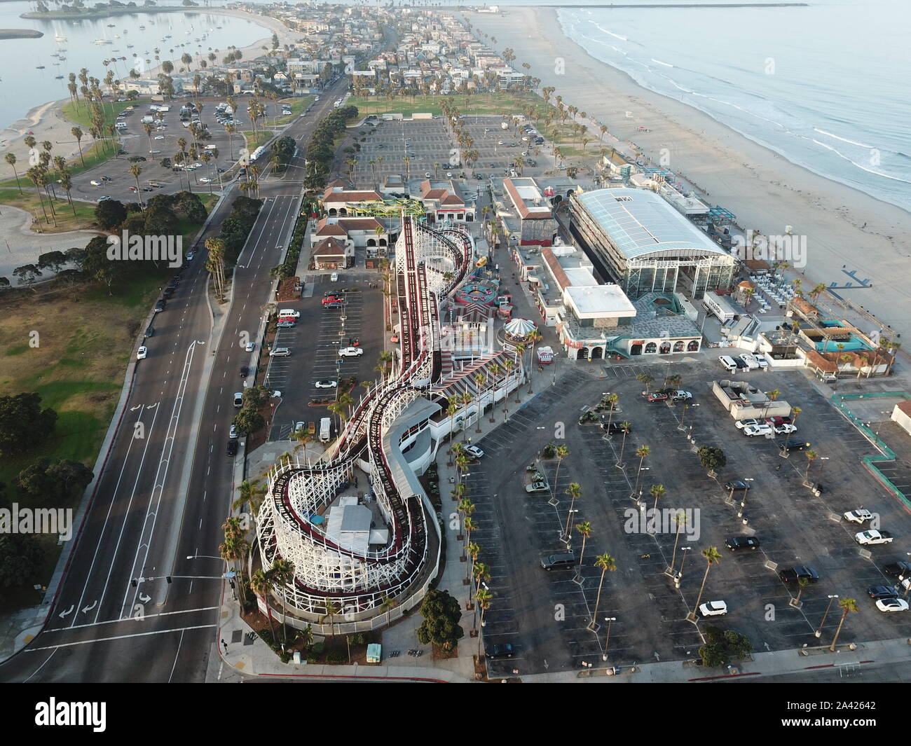 Belmont Park, San Diego, Californie Banque D'Images