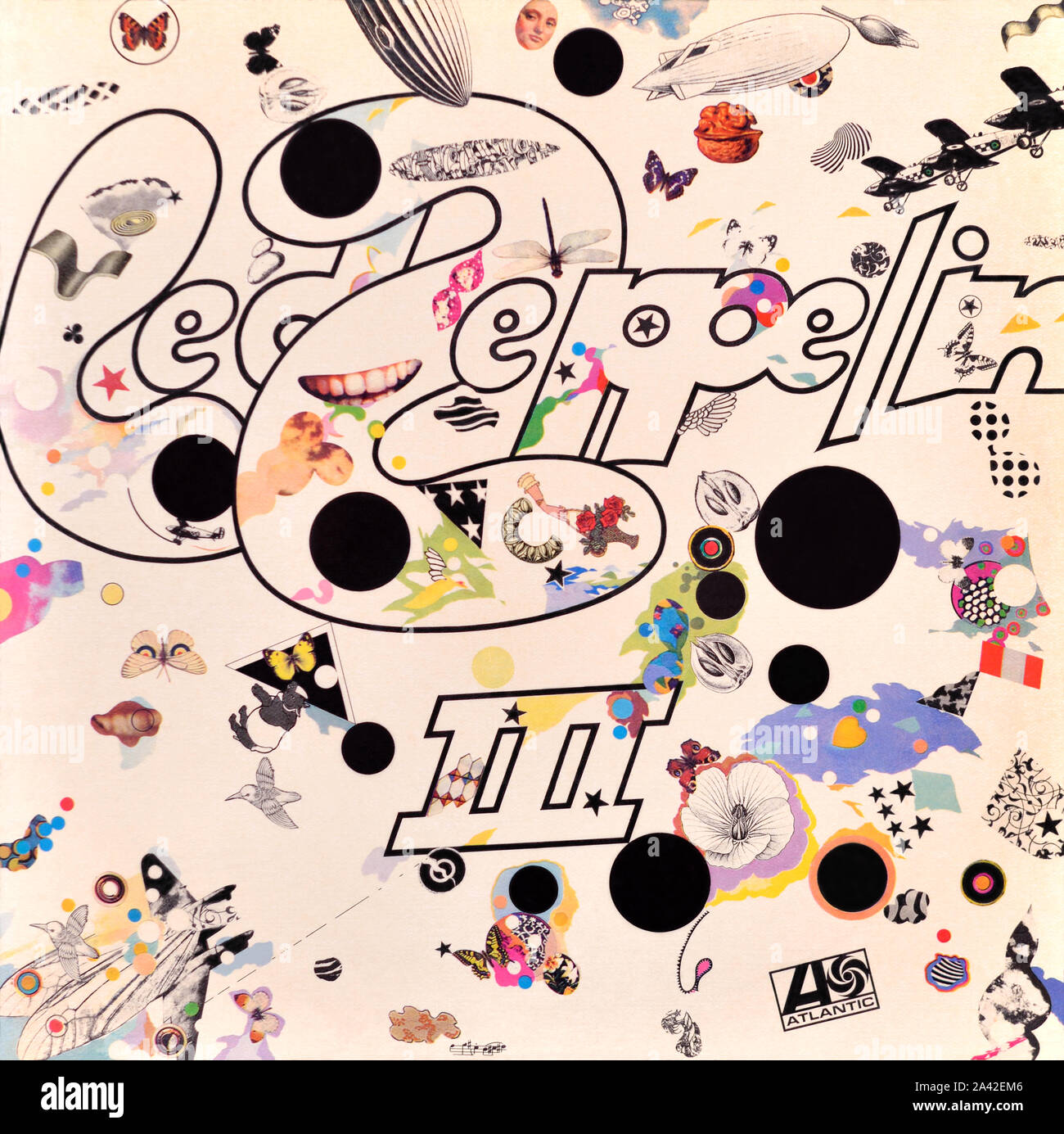 LED Zeppelin - couverture originale de l'album en vinyle - LED Zeppelin III - 1970 Banque D'Images