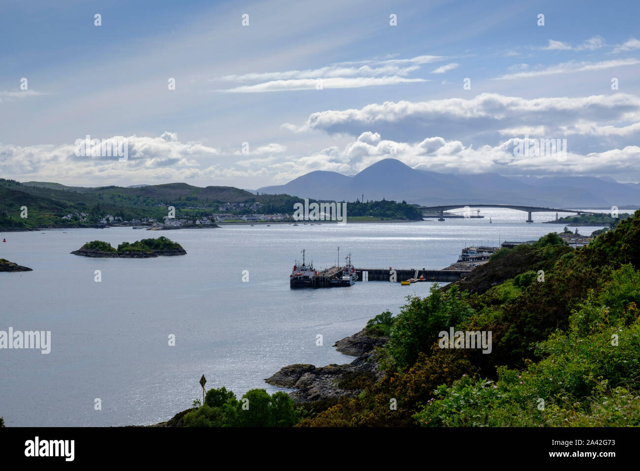 Kyle of Lochalsh Ross et Cromarty Ross-shire Highland Ecosse Banque D'Images