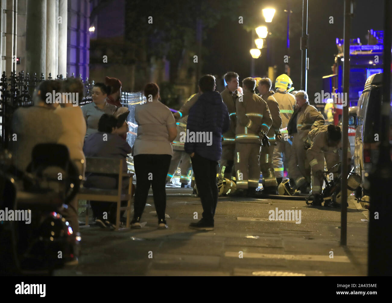 Maison de soins incendie rodney house Banque de photographies et d