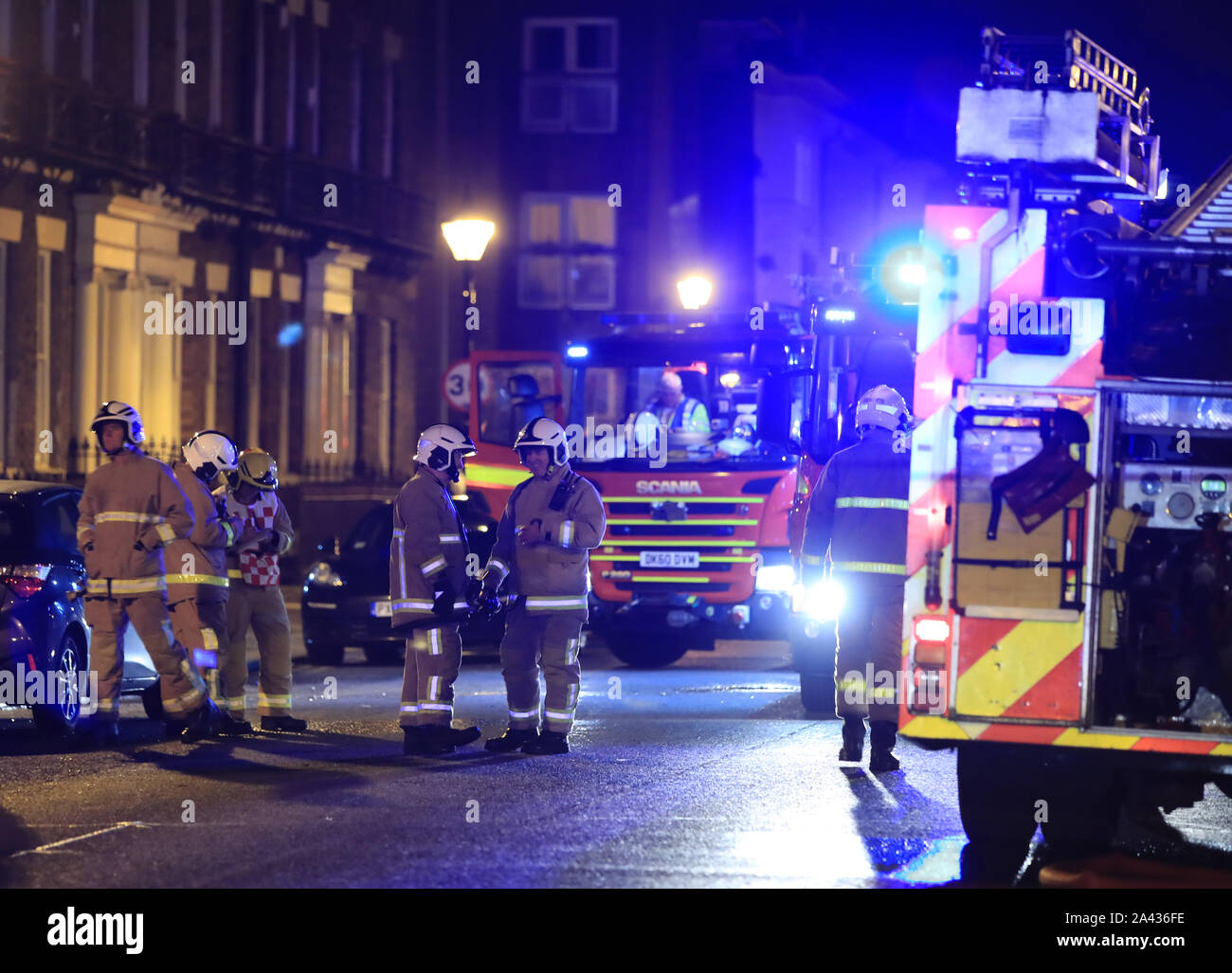 Maison de soins incendie rodney house Banque de photographies et d