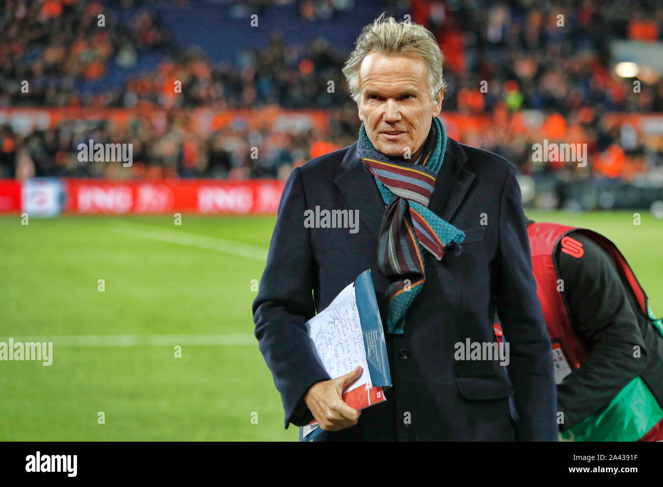 ROTTERDAM, 10-10-2019, le stade De Kuip, qualificatif Euro Pays-bas contre l'Irlande du Nord. Tom Egbers amendements au cours de la partie, les Pays-Bas contre l'Irlande du Nord 3-1. Banque D'Images