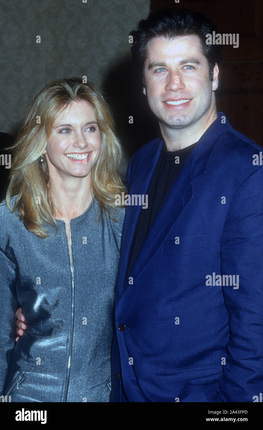 Olivia Newton-John, John Travolta,1993 , Photo de Michael Ferguson/PHOTOlink Banque D'Images