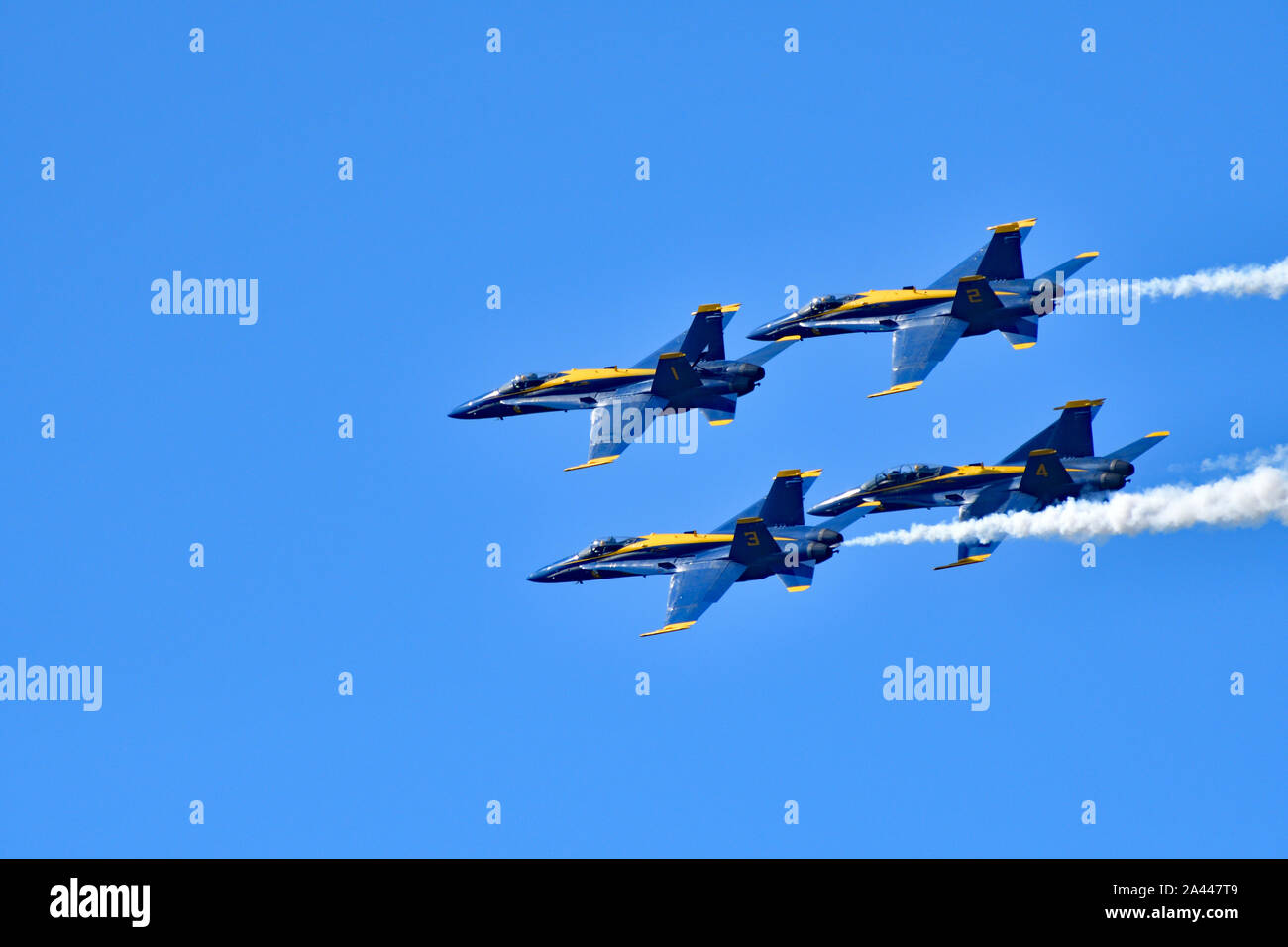 L'Ange Bleu Air Show à San Francisco, USA Banque D'Images