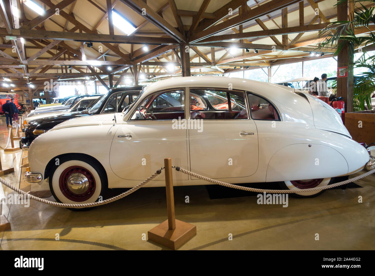 Musée de la voiture Loheac Banque D'Images