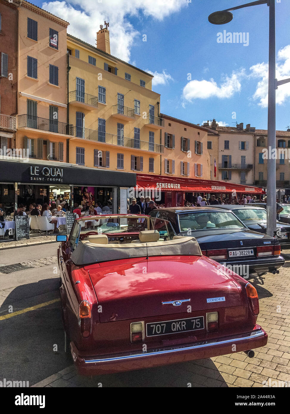 ROLLS-ROYCE ENTHUSIASTSCLUB Rallye du Canadel Oct, 9-13, 2019 - Port de Saint Tropez - Oct 11, 2019 12h - Saint Tropez, France - Crédit Ilona Barna Banque D'Images