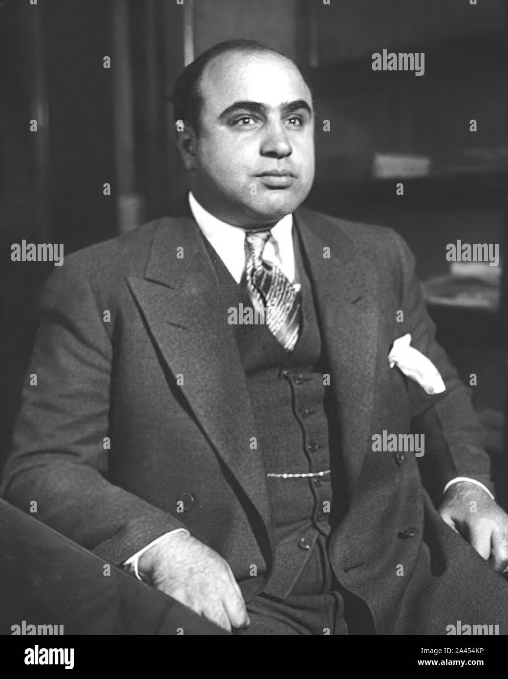AL CAPONE, gangster américain - (1899-1947) Banque D'Images