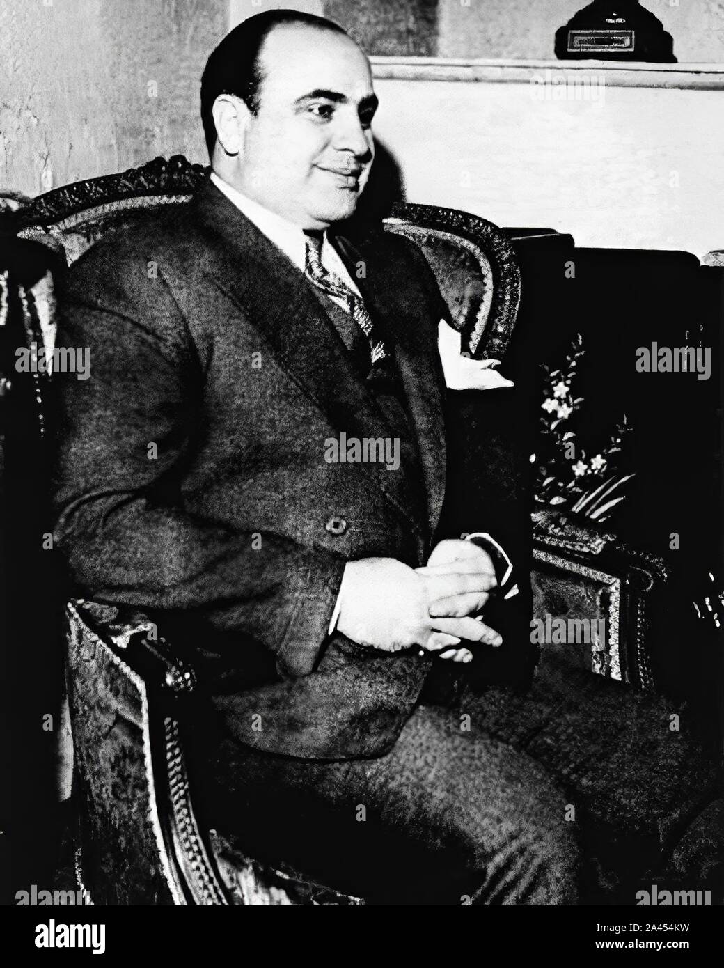 AL CAPONE, gangster américain - (1899-1947) Banque D'Images