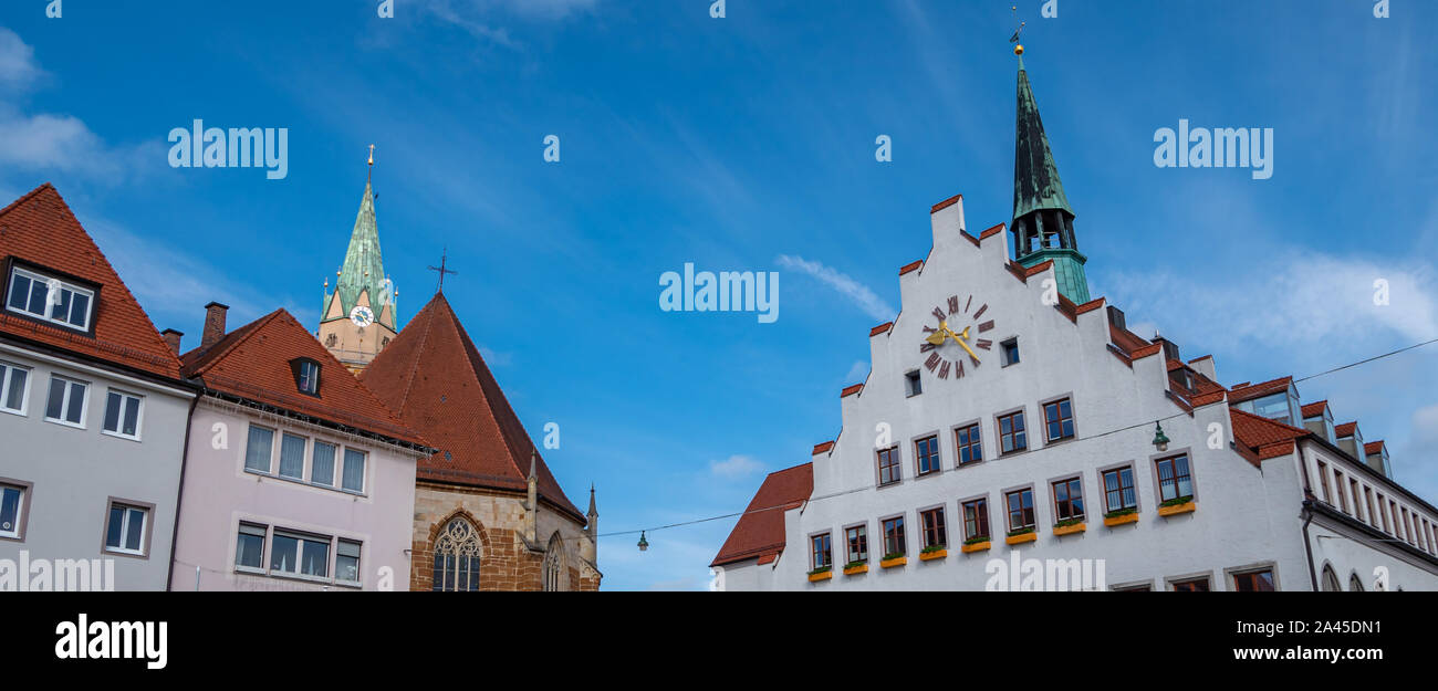 Panorama de ville de Neumarkt in der Oberpfalz Banque D'Images