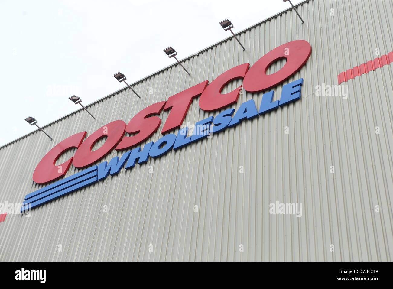 Une vue sur le magasin Costco Wholesale à Shanghai, Chine, 31 août 2019. Banque D'Images