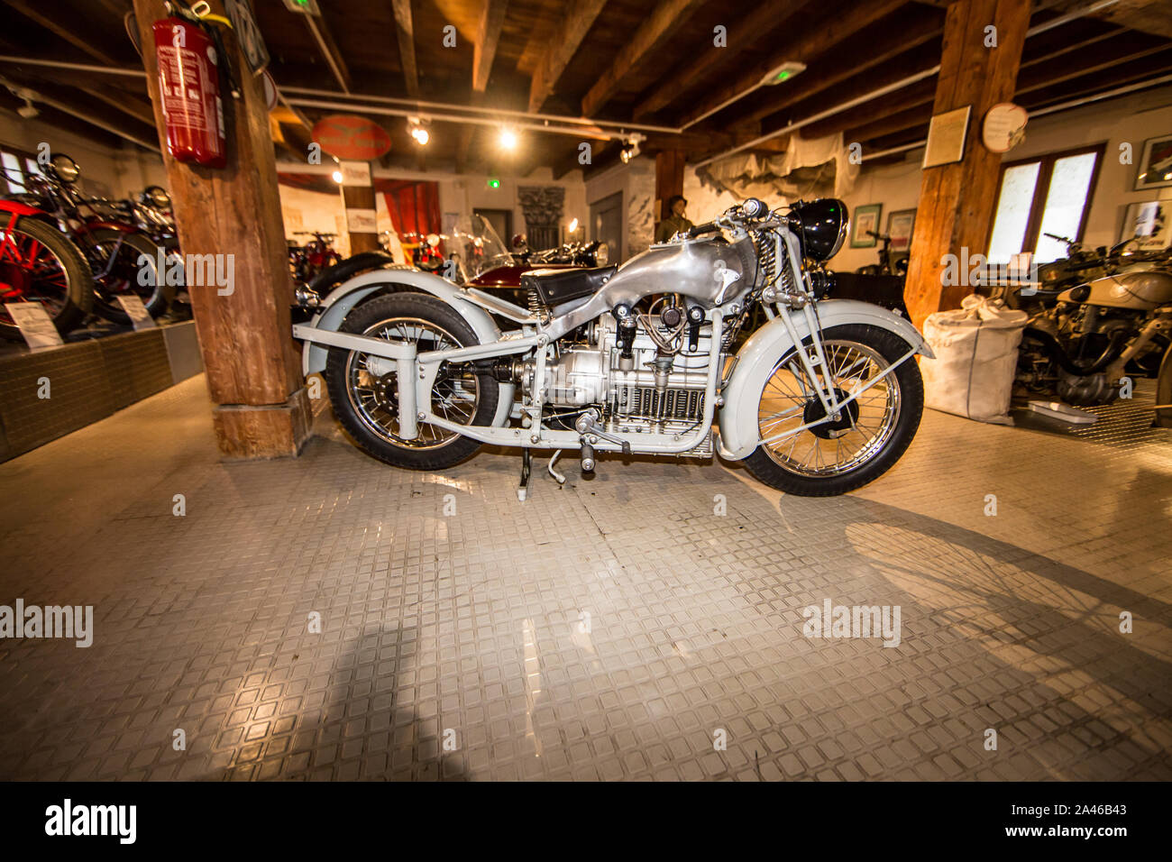 Marseille (France) Musée de la moto - musée de la Moto Banque D'Images