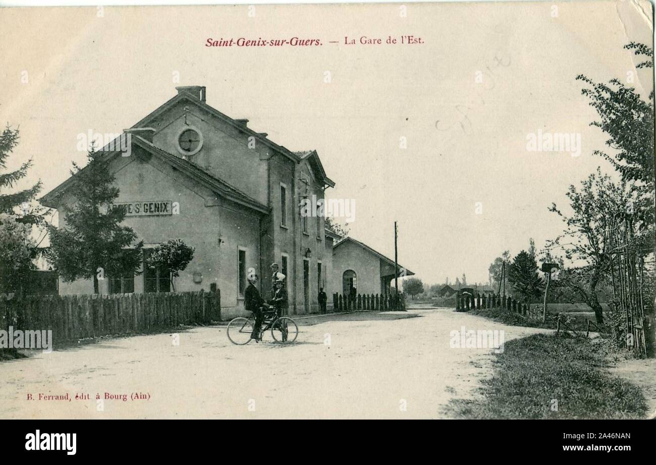 Ferrand - Aix-les-Guers - La Gare de l'Est. Banque D'Images