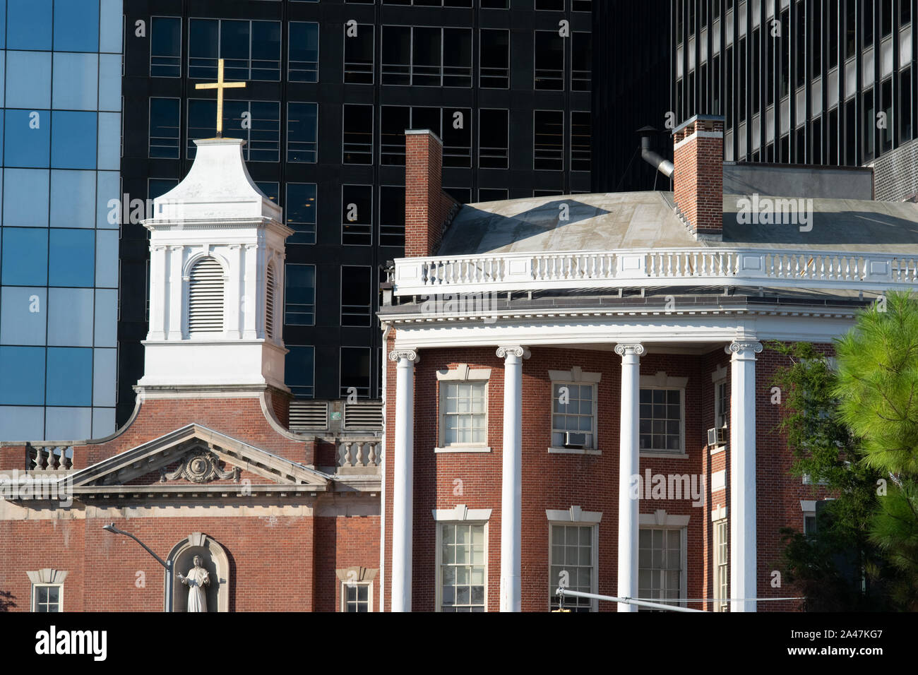 À l'église paroissiale catholique romaine 7 State Street Banque D'Images