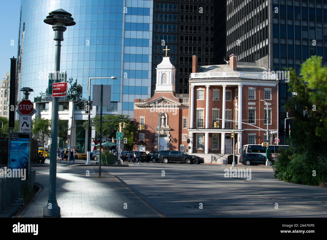 À l'église paroissiale catholique romaine 7 State Street Banque D'Images