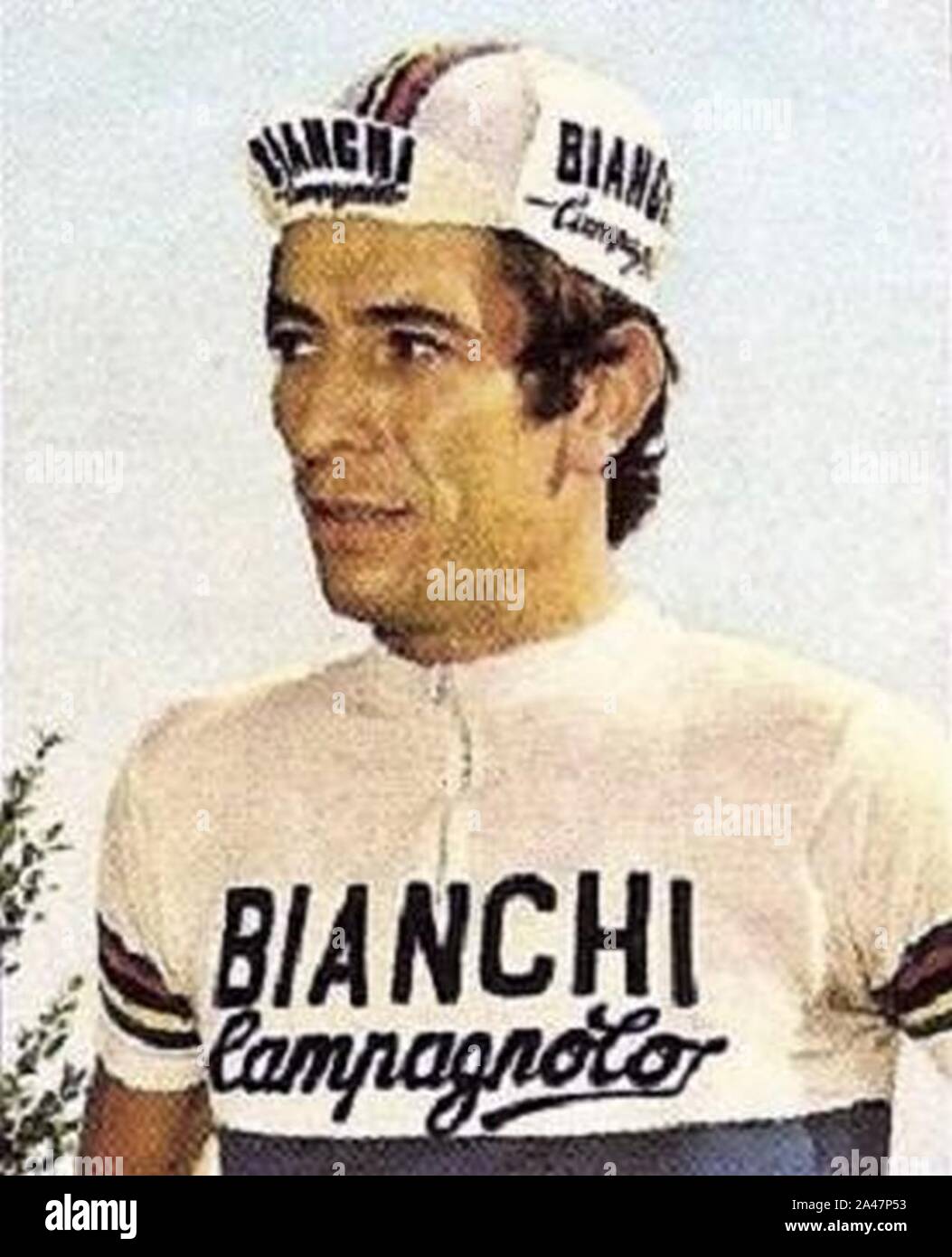 Felice Gimondi (1973) champion du monde de la route. Banque D'Images