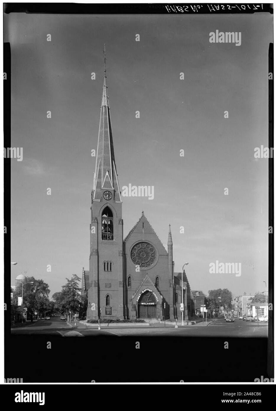 First Baptist Church, Cambridge, MA - 080059pv. Banque D'Images First Baptist Church, Cambridge, MA - 080059pv. Banque D'Images