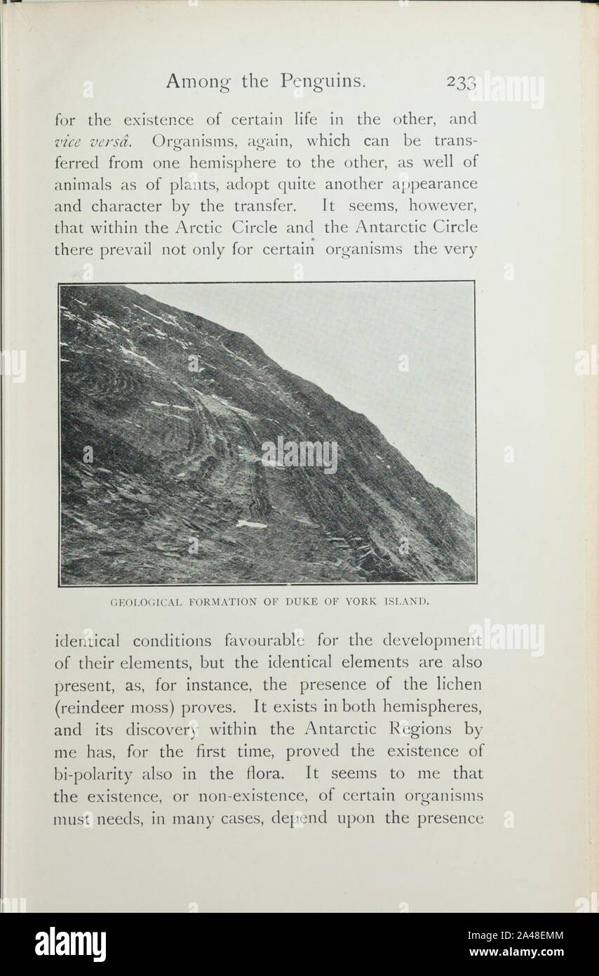 D'abord sur le continent antarctique (page 233) Banque D'Images