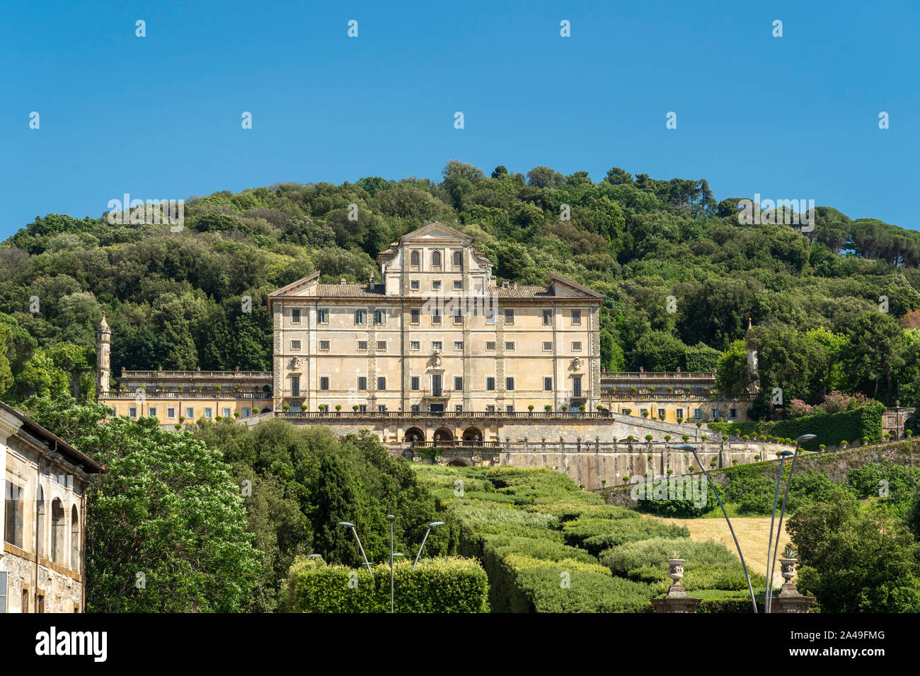Frascati, Rome, Latium, Italie : l'historique Villa Aldobrandini et son parc Banque D'Images