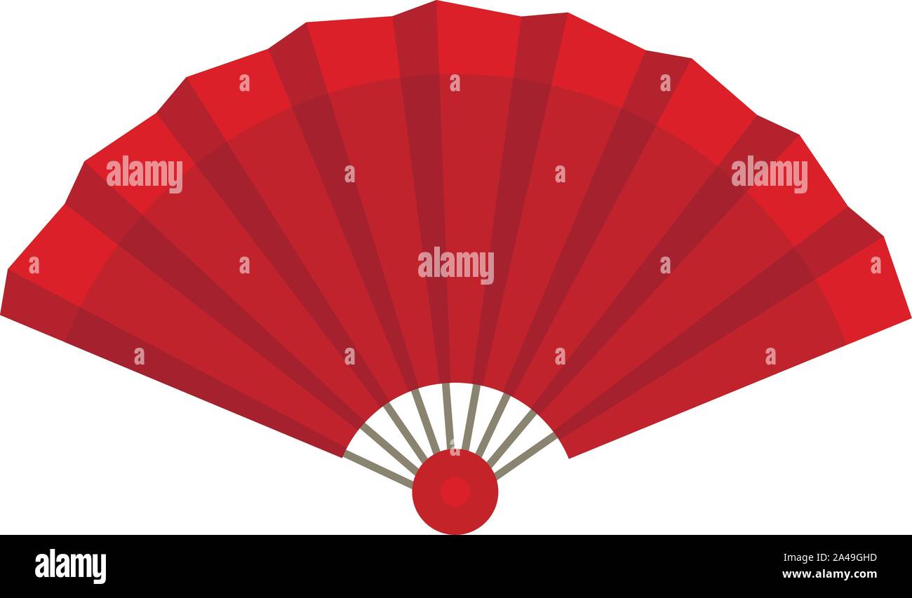 L'icône du ventilateur mains pliés. Télévision illustration de ventilateur à main pliée icône vecteur pour la conception web Illustration de Vecteur