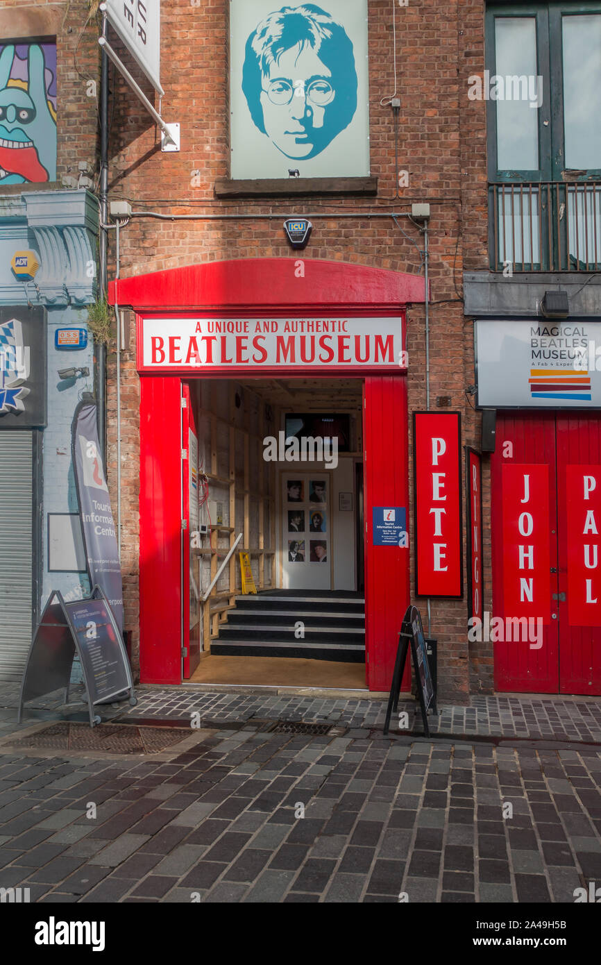 Musée des Beatles,magique,Matthew Street, Liverpool, Angleterre Banque D'Images