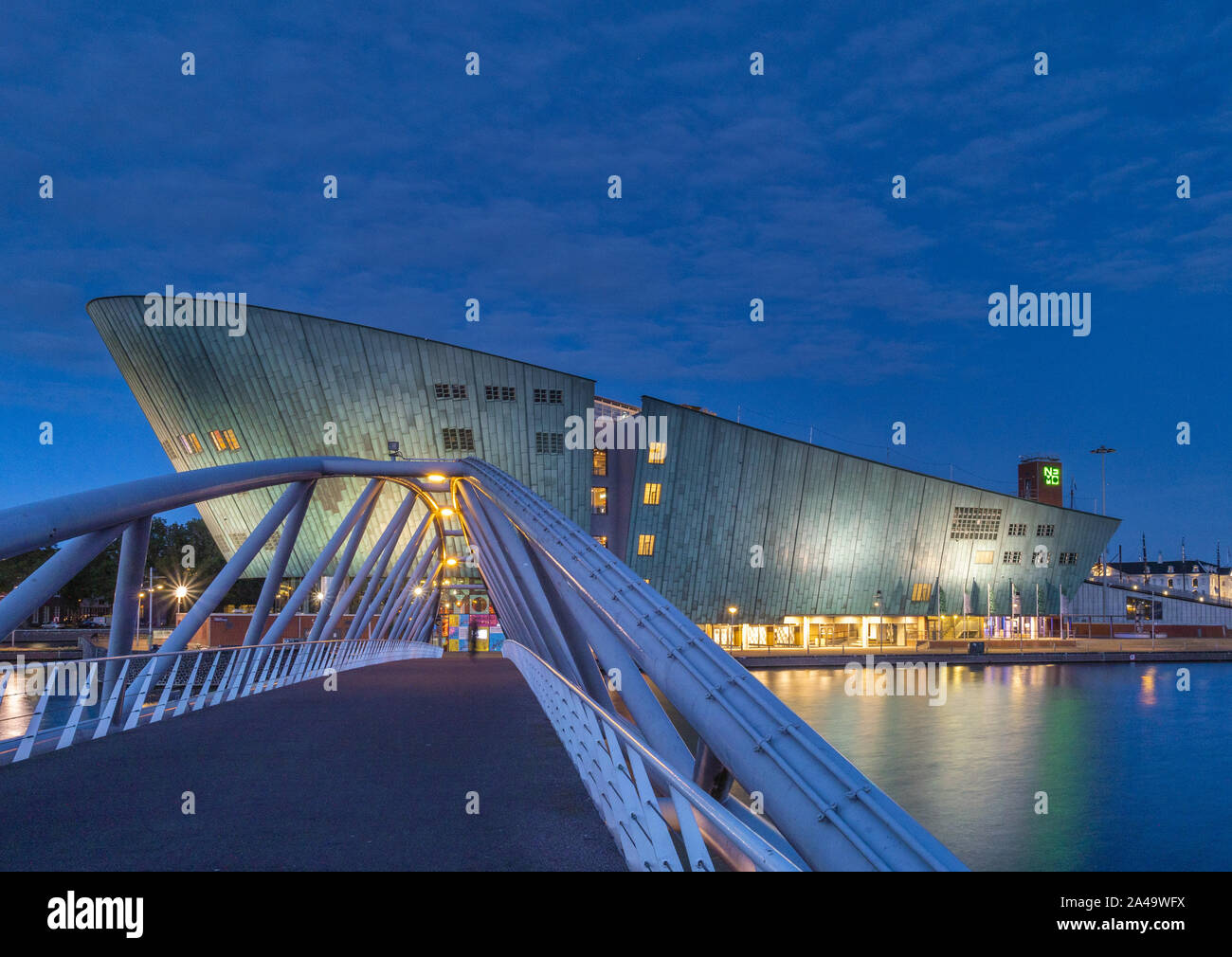 Musée des sciences NEMO à Amsterdam, Pays-Bas Banque D'Images