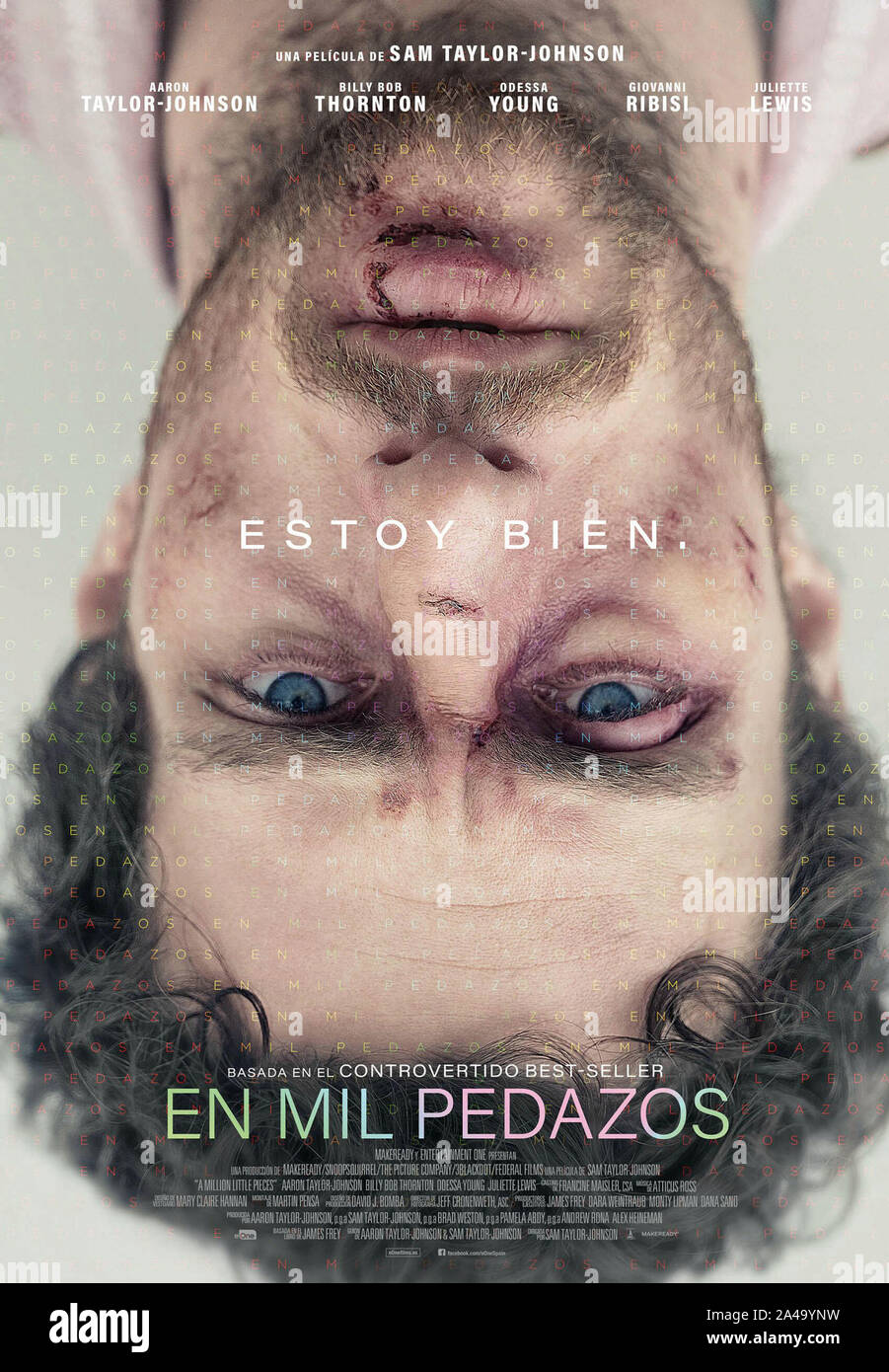 AARON TAYLOR-JOHNSON DANS UN MILLION DE PETITS MORCEAUX (2018), réalisé par SAM TAYLOR-JOHNSON. Photo crédit : La Société / Album / Warner Bros. Banque D'Images