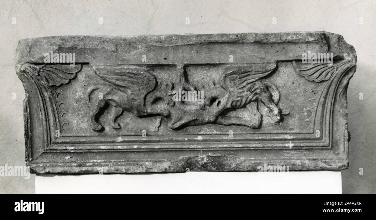 Le grec ancien en bas-relief, 1930 Banque D'Images