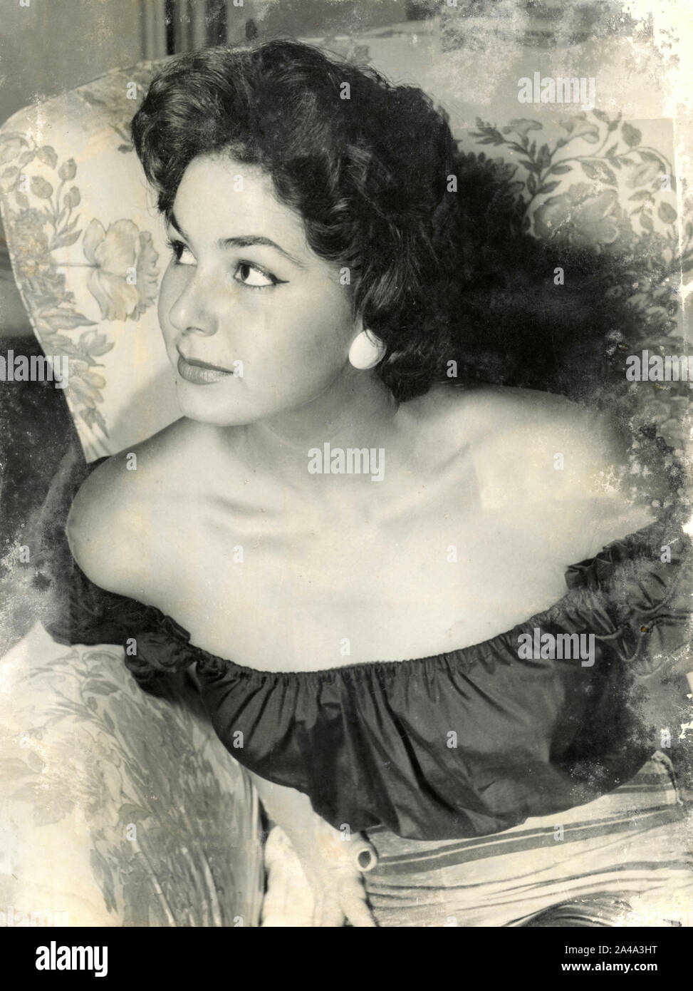 L'actrice italienne non identifiés, 1950 Banque D'Images
