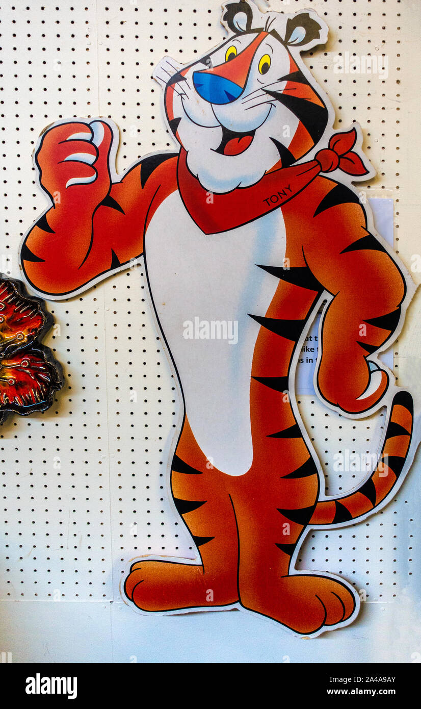 Esto Tiger affiche de Tony le tigre Banque D'Images